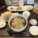 soba みのり - へべすの冷やかけ蕎麦とEセットと辛味大根