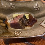 料理屋 仁 - 灸鰹と黄ニラ