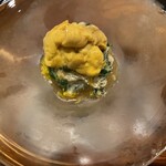 料理屋 仁 - 赤雲丹と蟹