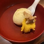 料理屋 仁 - シナモンアイスと南瓜のアイス