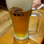 日高屋 - 相方が飲んだビール