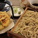 処屯 - せいろ・根菜のかき揚げ