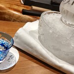 割烹 きょう - 切子グラス