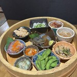 キラクニ - キラクニおばんざい盛り合わせ