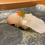 寿司割烹 魚紋 - 真鯛