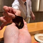 寿司割烹 魚紋 - イクラ