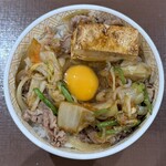 すき家 - 料理写真:■月見すきやき牛丼¥802