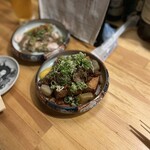 肉料理PINE - 牛すじ煮込みと厚揚げ