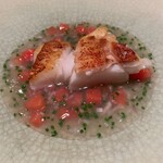 七ひろ - 白甘鯛とトマト