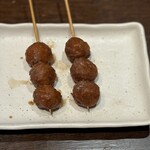 チキン料理屋 TORIGE - ④揚げつくねの甘辛だれ 390円
