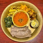 プルジャ ダイニング - ディードセット（Dhindo Set/ढिँडोसेट）