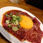 カウンター焼肉かるび - ミスジ　ユッケ