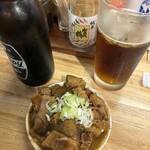 もつ焼き としや - スタートはホッピーと牛もつ煮込み