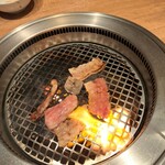 牛角 新百合ヶ丘店 - 火柱すごい