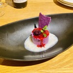 MOON TERRASSE (SHONAI HOTEL SUIDEN TERRASSE) - ブルーベリーと甘酒のデザート