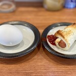 朝から居酒屋 陽のうえ - モーニングのサービス品、あざます