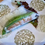 京寿司 - エビとアボカド生春巻き