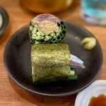 朝から居酒屋 陽のうえ - 鰯ガリ巻き 380円