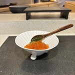 神楽坂 鮨 弥栄 - いくら（下にシャリあります。）