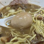 一条流がんこ総本家分家四谷荒木町 - ✅らぁ麺¥1.200
      　※伊豆下田産近海金目鯛20kgの不純100
      ✅麺大盛り(300g)¥100
      ☝️メンバーカードで味玉(半熟)¥100セレクト！
      ☝️焦がしネギ開店1巡目サービス❣️
