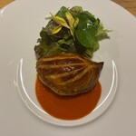 said'or - 秋刀魚と茄子のパイ包み パプリカとトマトのソース