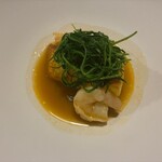 said'or - 真鯛と海老の魚介ソース