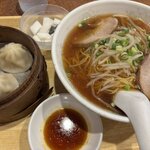 福龍菜館 - チャーシュー麺セット
