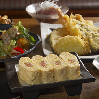 6種類から選べる、旬の味覚が楽しめるお通しをご用意◎