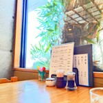 やぶ善 - 本日も窓際の席で。