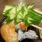 Tori Chuyu Shokudo - むしり定食（きゅうり飾り）