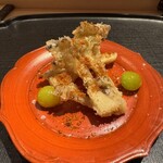 車力門 おの澤 - 舞茸天ぷら