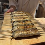 車力門 おの澤 - 秋刀魚焼いた後