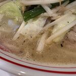 蒙古タンメン中本 - 塩タンメンスープ
