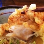 中華そば麦右衛門 - 唐揚げと言うよりは鶏天ですね。