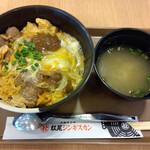 松尾ジンギスカン - ジンギスカン卵とじ丼　1,200円