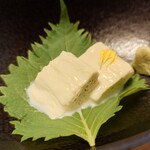 中の坊瑞苑 - 緑豆の湯葉のお刺身