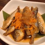 秘伝手羽先唐揚げと地鶏 焼き鳥 和個室 居酒屋 鳥心 - アジの南蛮漬け