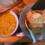 らーめん芝浜 - 冷やしらーめん、親子丼