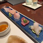 風凛 - 【造り】　カンパチや真鯛昆布締めなど