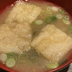 なごみや一献 - 鯛めし（？円）
      味噌汁、松山あげ