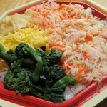 札幌バルナバフーズ株式会社 - 料理写真:北海道花咲蟹とタラバ蟹弁当