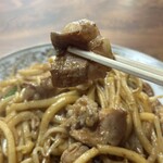 橋野食堂 - ホルモン箸上げ