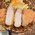 とんかつ朔 - 見た目も美しいロースカツ！