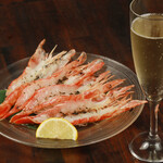 バル エビータ - カルパッチョ＋スパークリング