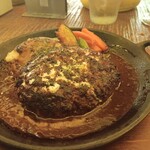 KUBOTA食堂 - ★★ハンバーグ デミグラスソース 1675円 味は普通で CP 悪い！