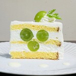 シャインマスカットのショートケーキ