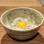 薪鳥新神戸 - 土鍋鶏そぼろご飯 卵