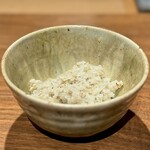 薪鳥新神戸 - 土鍋鶏そぼろご飯 そのまま