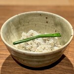 薪鳥新神戸 - 土鍋鶏そぼろご飯 ニラ
