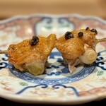 薪鳥新神戸 - 高原比内地鶏 手羽 ねぎま